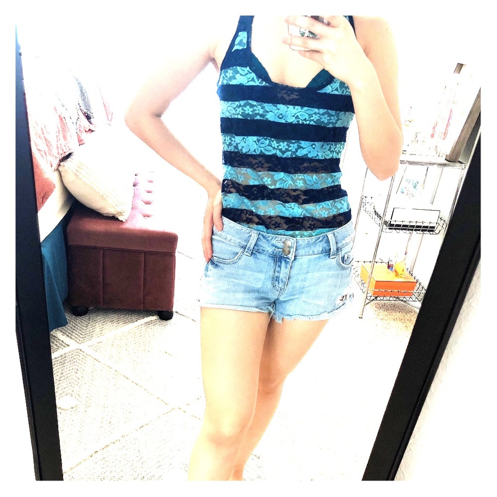 Laced tank top
